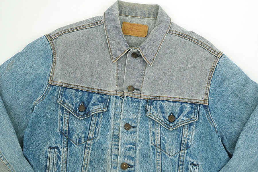 80'S LEVI'S 70506 2TONE DENIM JACKET RARE！ (APPROX.40) MADE IN USA 
