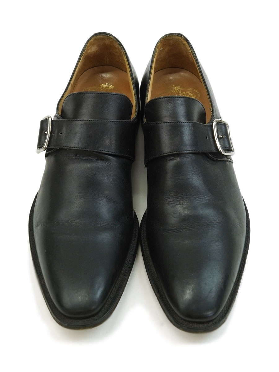 【美品】church's チャーチ シングルモンクストラップシューズ 75F ENGLAND製 Church's WESTBURY シングルモンクストラップシューズ