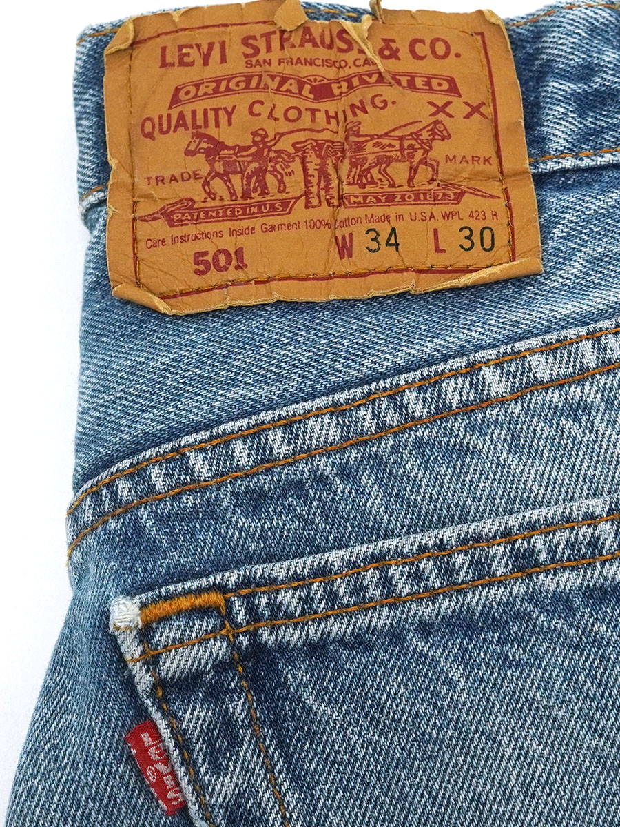 90'S LEVI'S 501 JEANS (SIZE.W34 L30) MADE IN USA | NEW ITEM
