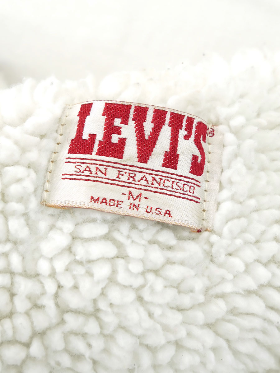 special levis 80s ボア　ロング　berberjin 70619 80's Levi's 70619 デニムボアJKT 表記(M) ロング丈 | すべての