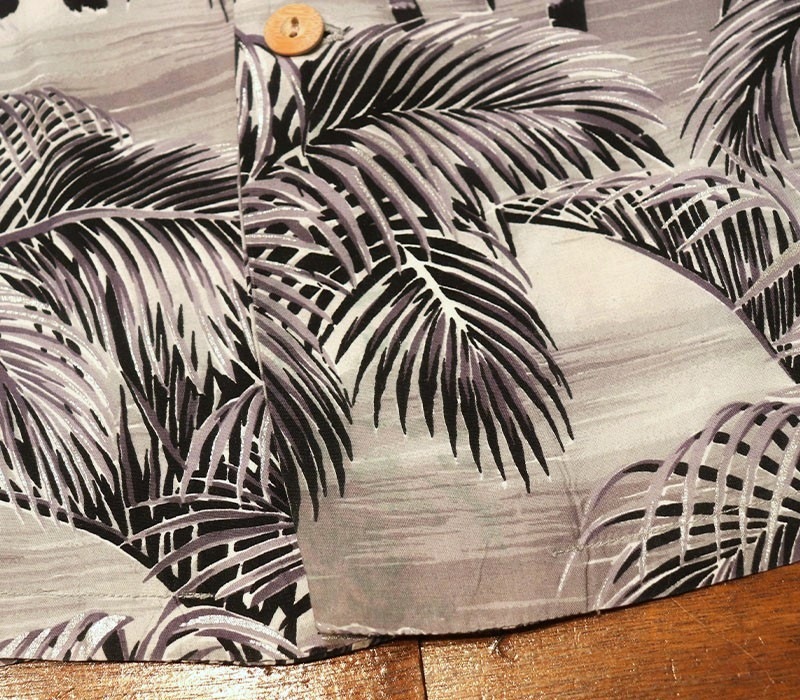 1950s L/S HAWAIIAN SHIRT , Size L