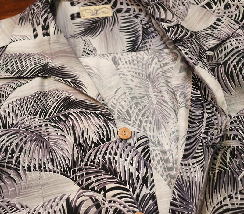 1950s L/S HAWAIIAN SHIRT , Size L
