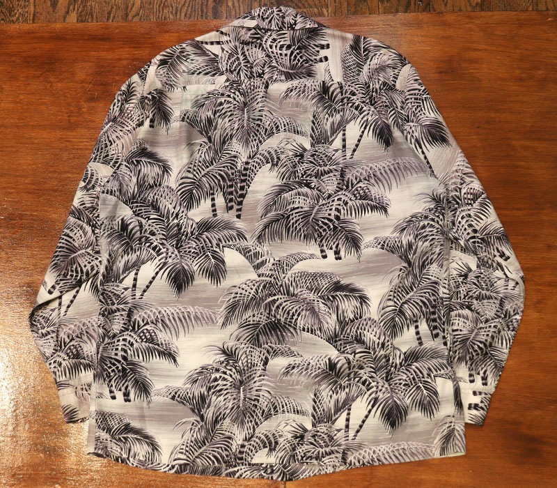 1950s L/S HAWAIIAN SHIRT , Size L