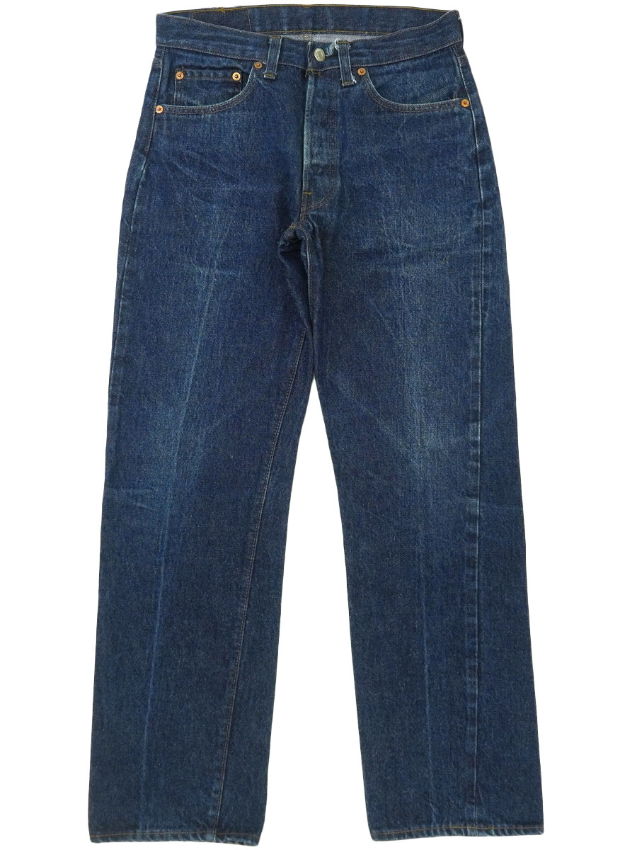 80's LEVI'S 501 66 CHAIN STITCH DENIM JEANS (APPROX.W30 L29) | NEW