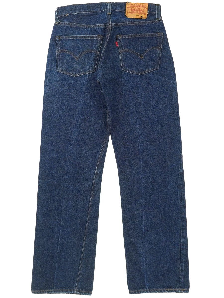 80's LEVI'S 501 66 CHAIN STITCH DENIM JEANS (APPROX.W30 L29) | NEW