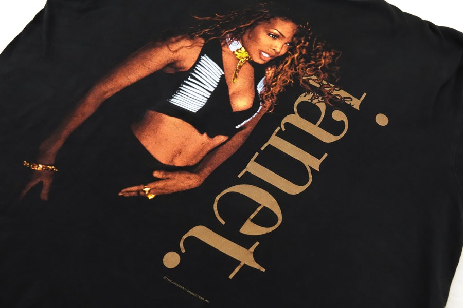 90's COTTON REPUBLIC ''Janet'' 93-94 ツアーTシャツ 表記(L)