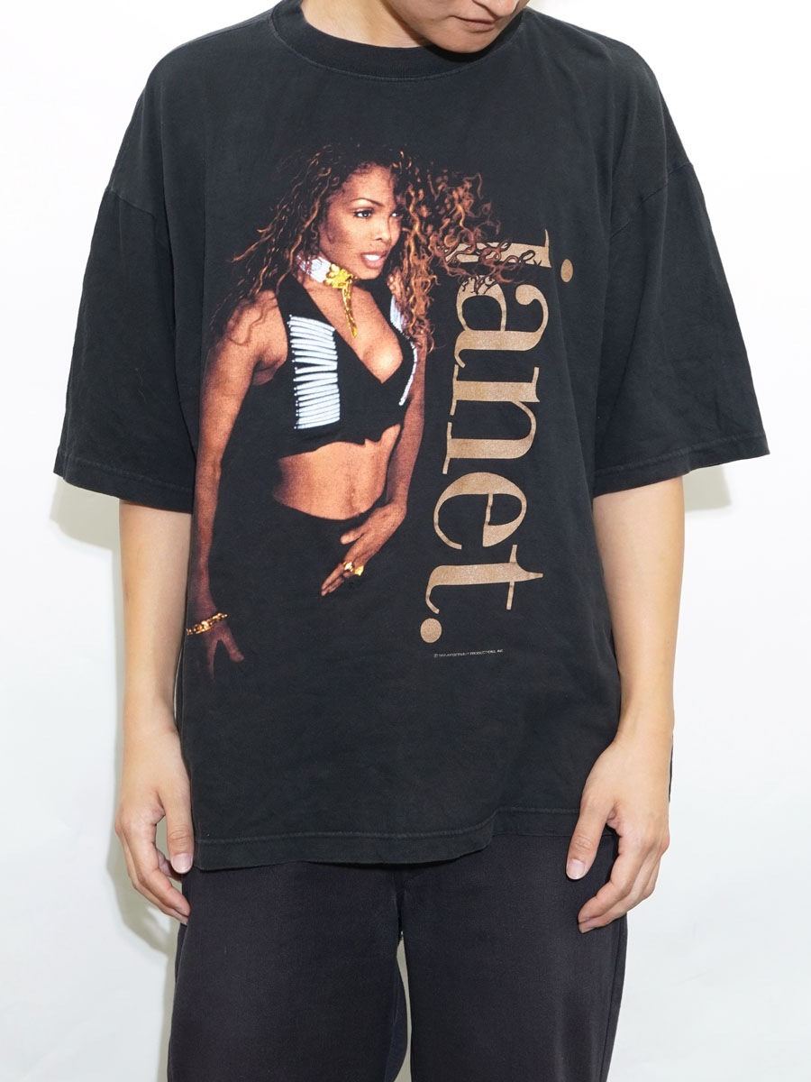 90's COTTON REPUBLIC ''Janet'' 93-94 ツアーTシャツ 表記(L)