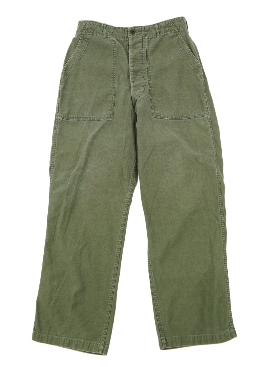 60's U.S.ARMY 初期 ベイカーパンツ ボタンフライ 実寸(29×29位