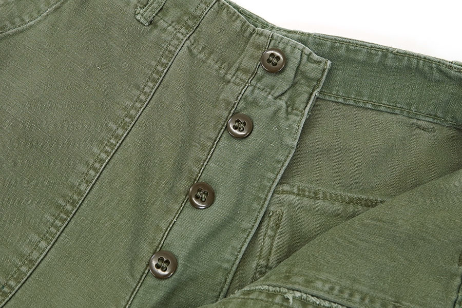 60s US ARMY ベイカーパンツ 60's～ U.S.ARMY ベイカーパンツ ボタンフライ 実寸(30x28位