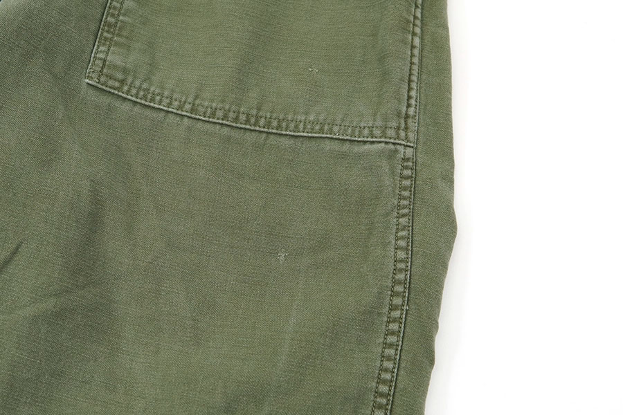 60's U.S.ARMY 初期 ベイカーパンツ ボタンフライ 実寸(29×29位