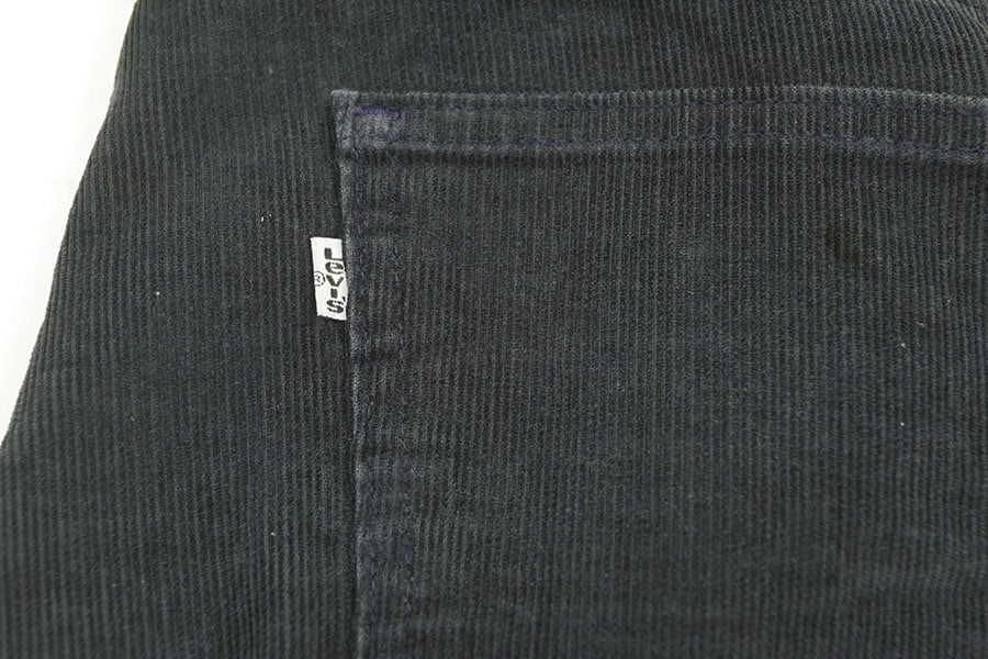 80's Levi's 519 コーデュロイパンツ ブラック 実寸(W40 L30位)