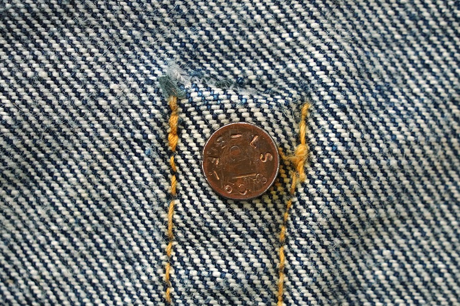 50's Levi's 501XX デニムパンツ 色残り 極上雰囲気 実寸(W30 L26) レザーパッチ残り
