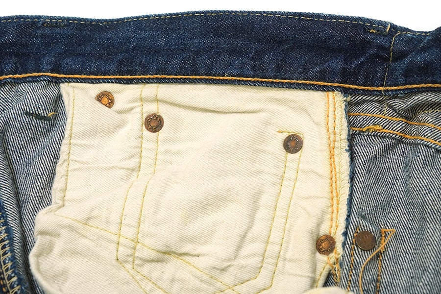 50's Levi's 501XX デニムパンツ 色残り 極上雰囲気 実寸(W30 L26) レザーパッチ残り