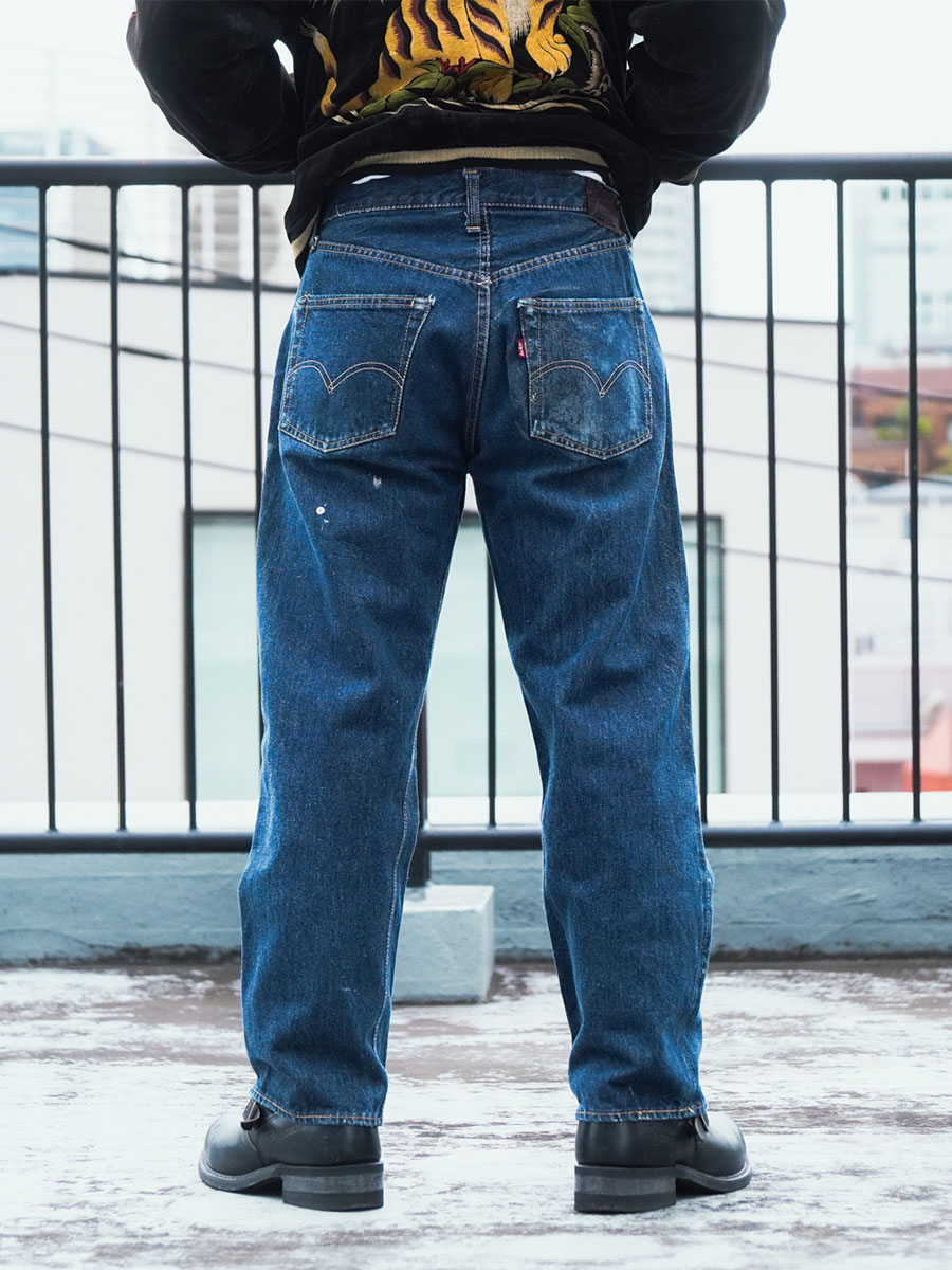 50's Levi's 501XX デニムパンツ 色残り 極上雰囲気 実寸(W30 L26) レザーパッチ残り