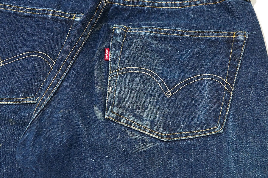 50's Levi's 501XX デニムパンツ 色残り 極上雰囲気 実寸(W30 L26) レザーパッチ残り