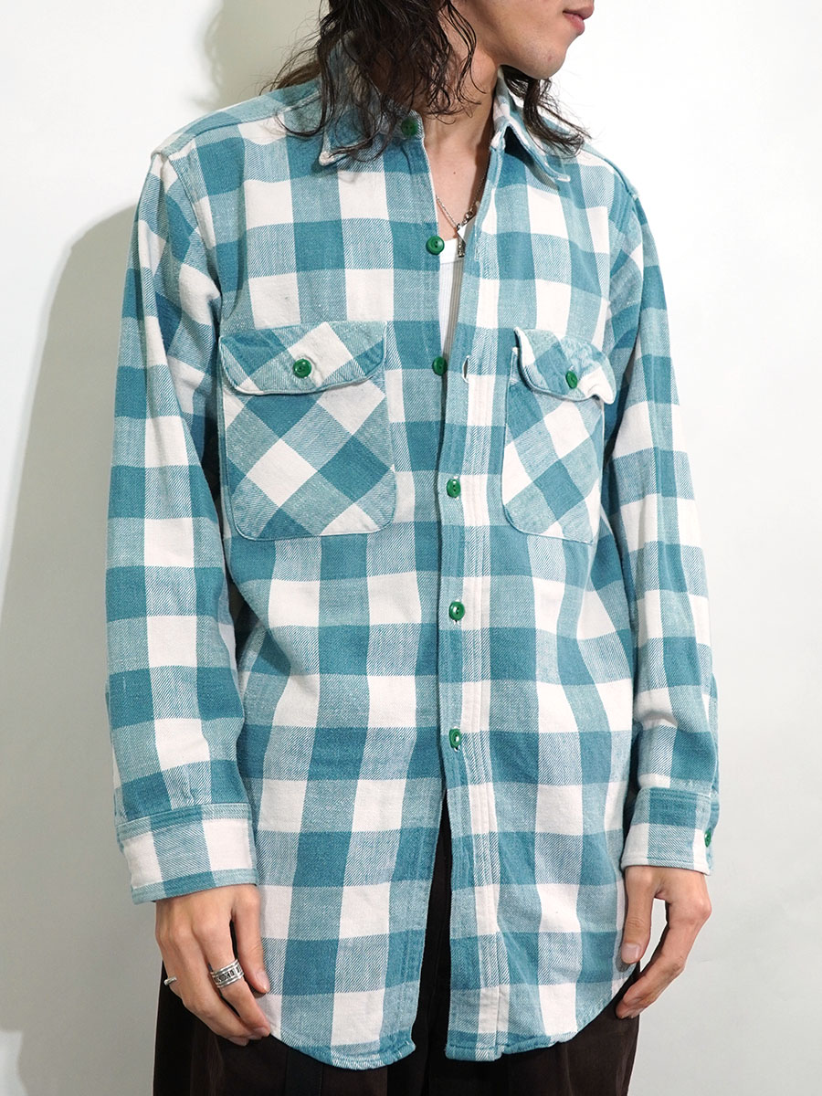 S*E様 50's 、60's GARFAX 青白チェック ネルシャツ S*E様 50's 、60's GARFAX 青白チェック ネルシャツ S*E様 50's