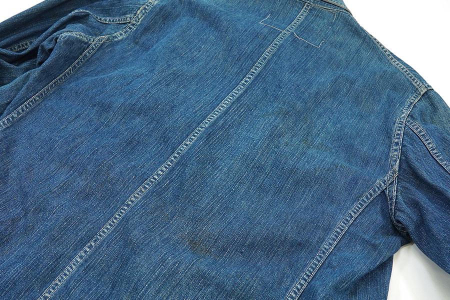 40's HEAD LIGHT ダブル襟 デニムカバーオール ジッパー付きポケット