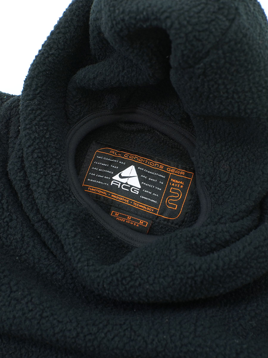 00's NIKE ACG THERMAL LAYER 2 フリースパーカ 黒 USA製 表記(M