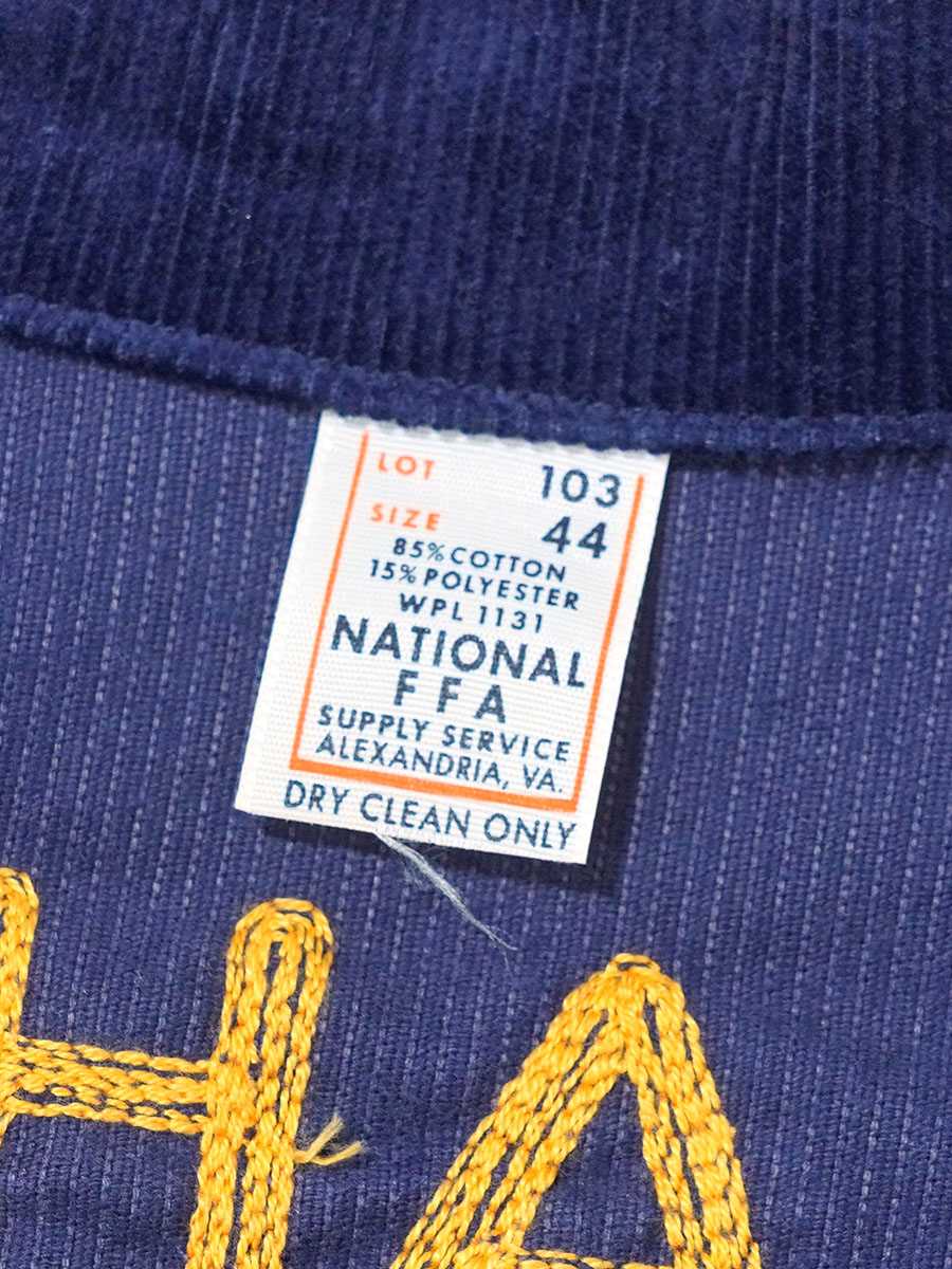 70'S NATIONAL FFA ''OKLAHOMA LAWTON'' LOT 103 FFA JACKET (SIZE.44)
