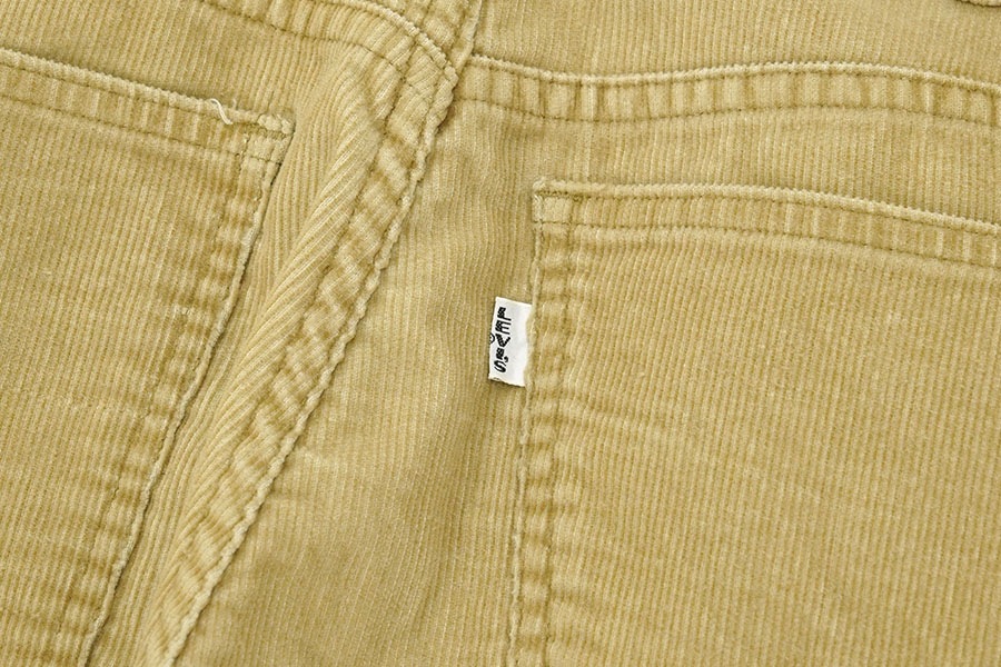 70's LEVI'S 646 BIG-E コーデュロイパンツ ライトブラウン 実寸(W32 L27位) 