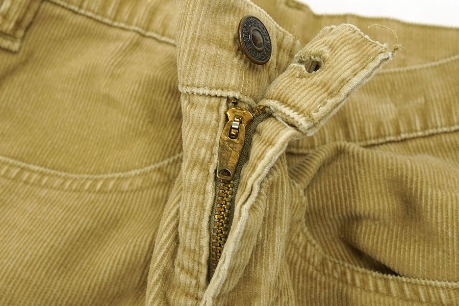 70's LEVI'S 646 BIG-E コーデュロイパンツ ライトブラウン 実寸(W32 L27位) 