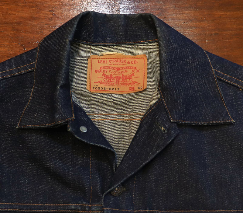 1960s LEVIS 557-70505E , NO WASH , Size 40