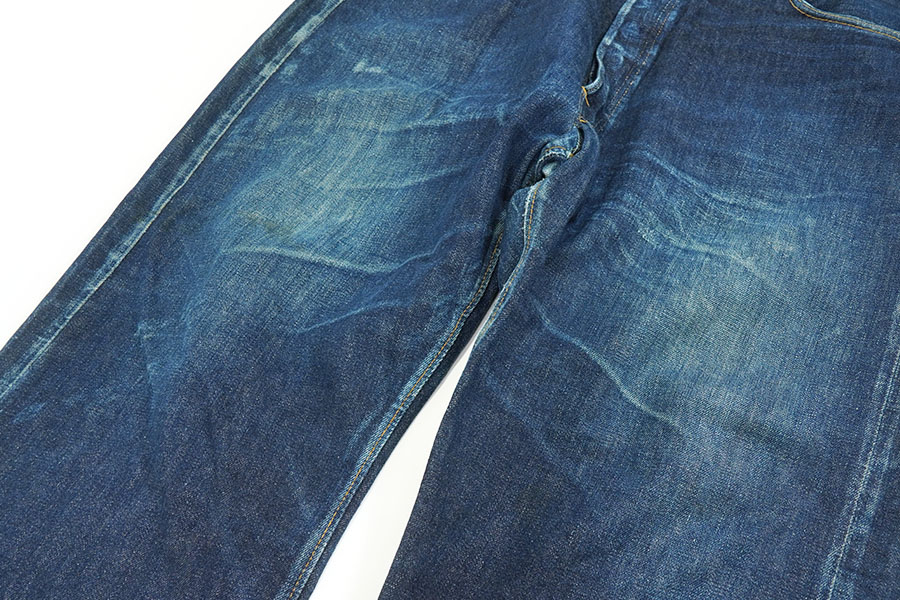 60's Levi's 501 BIG-E ウエストシングル デニムパンツ 極上雰囲気 実寸(41x28位) 16ボタン