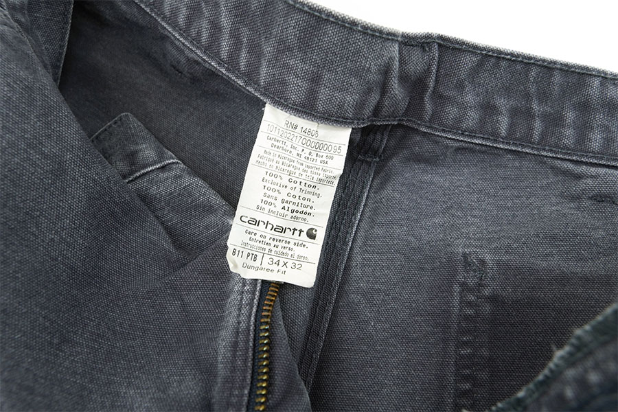 カーハート ダック ペインターパンツ ペトロルブルー 表記(34x32
