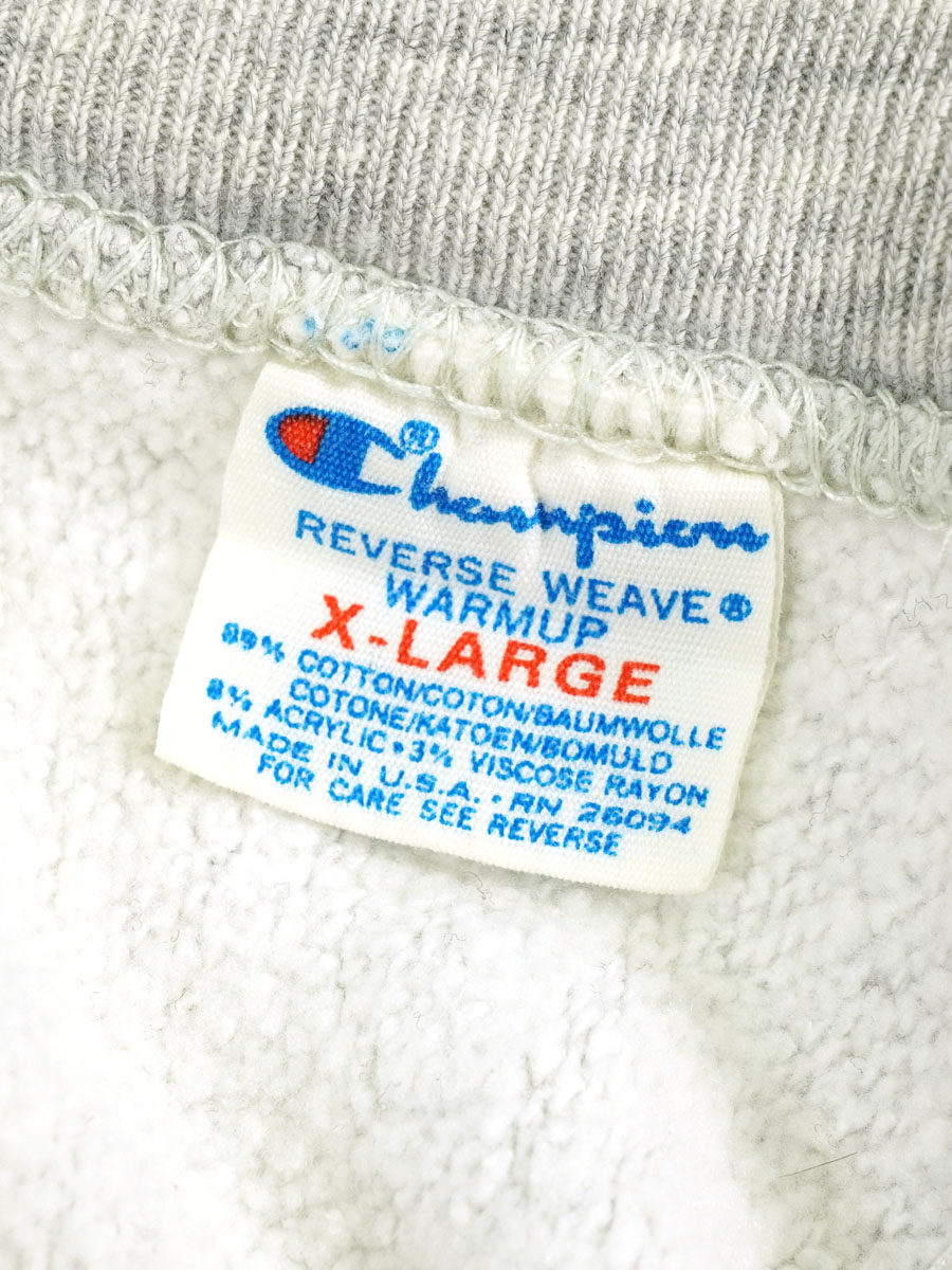 80's プリントタグ チャンピオンRW ''GALLAUDET UNIVERSITY'' 表記(XL)