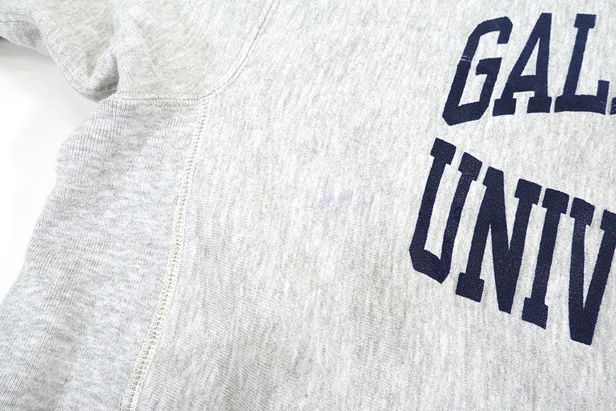 80's プリントタグ チャンピオンRW ''GALLAUDET UNIVERSITY'' 表記(XL)