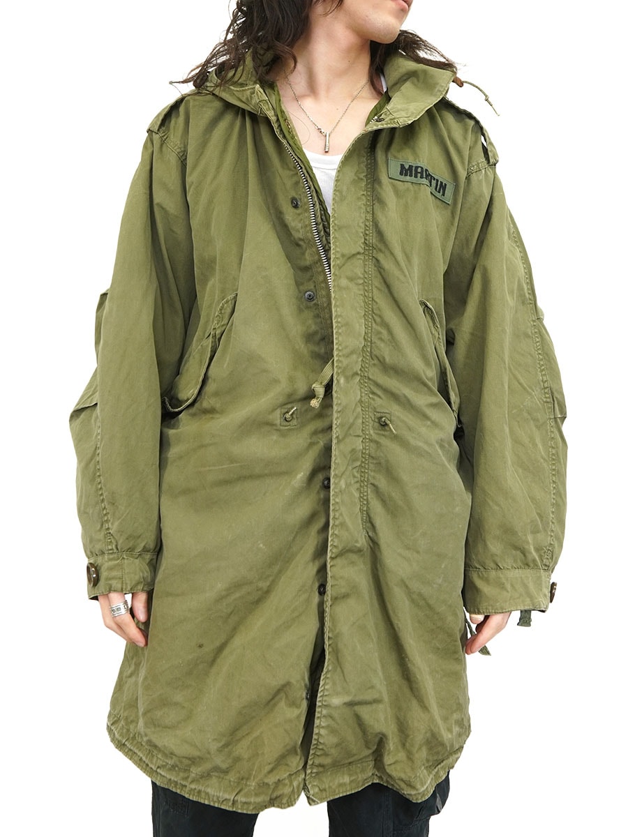 50's～ U.S.ARMY M-51 フィッシュテールパーカ 65ライナー付き 表記