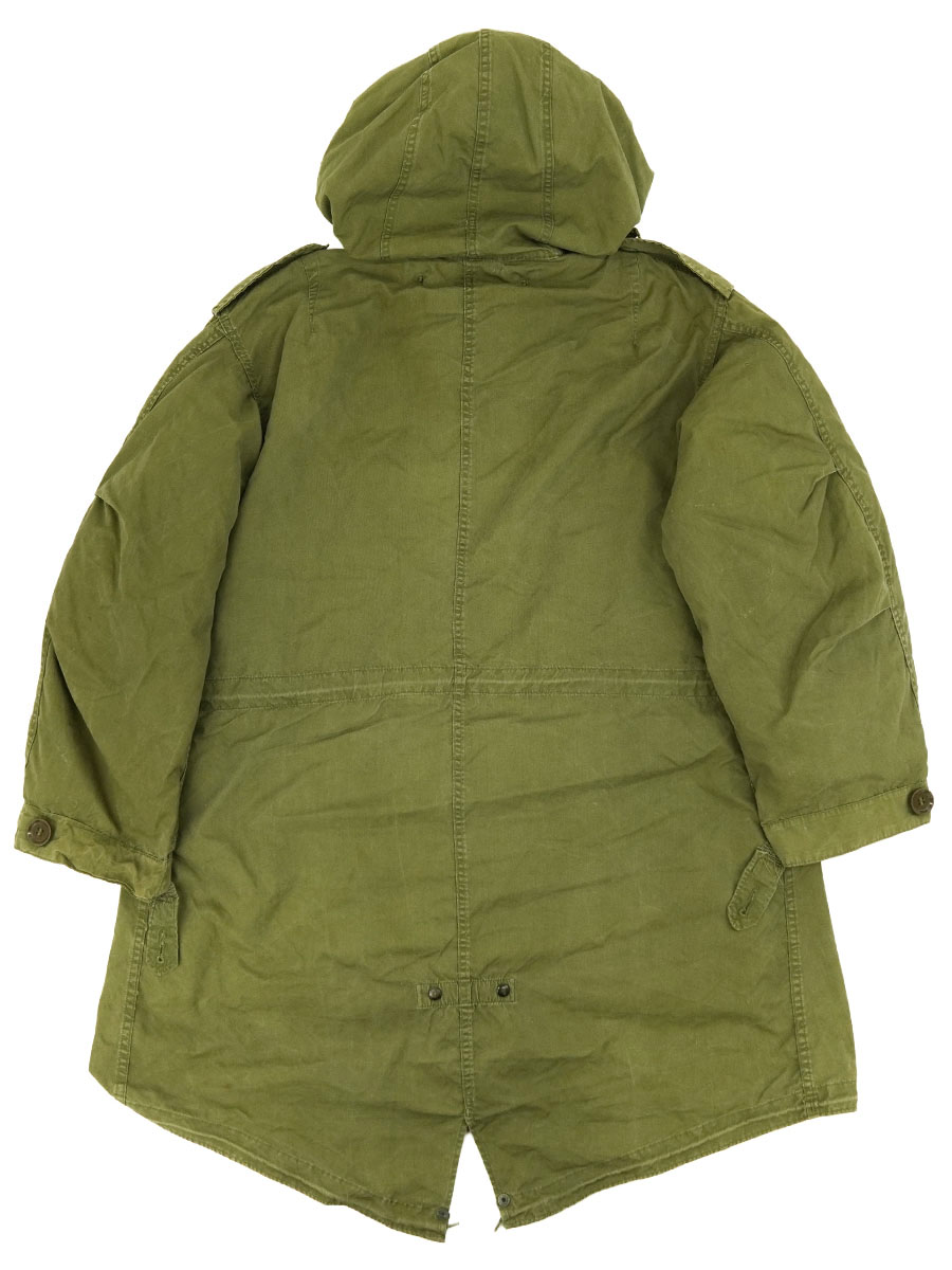50's～ U.S.ARMY M-51 フィッシュテールパーカ 65ライナー付き 表記