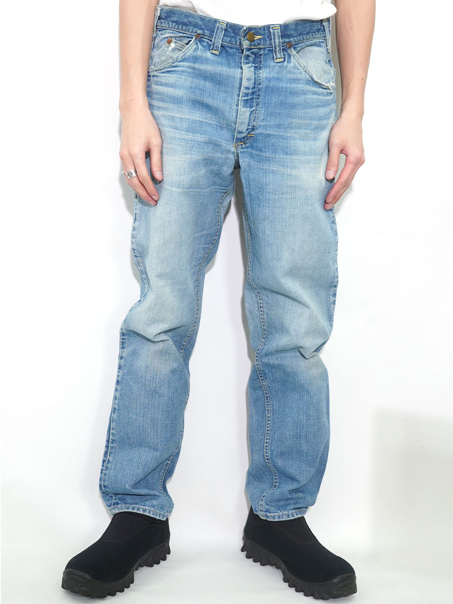 60's～ Lee Leens デニムパンツ 薄ヒゲ 良色落ち 実寸(33x30位)