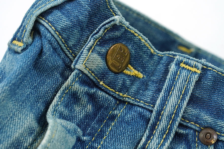 60's～ Lee Leens デニムパンツ 薄ヒゲ 良色落ち 実寸(33x30位)