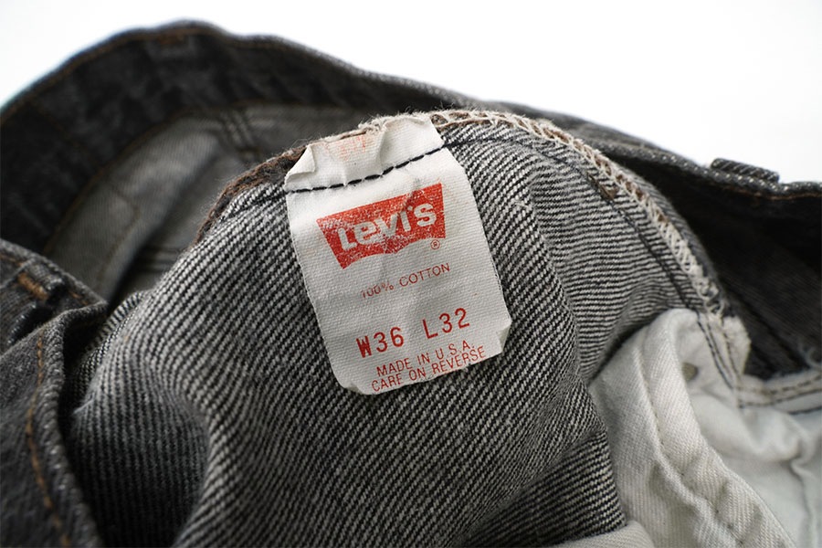 90's Levi's 501 ブラック デニムパンツ 表記(36x32) USA製