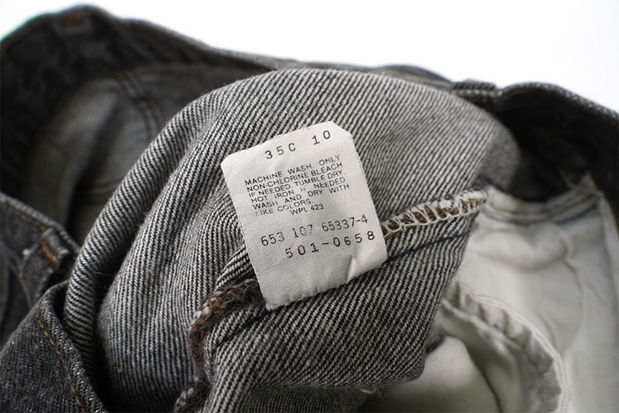 90's Levi's 501 ブラック デニムパンツ 表記(36x32) USA製