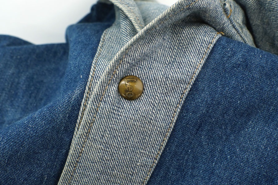 70's Lee 切り替えデザイン リバーシブル デニムジャケット 実寸(38位