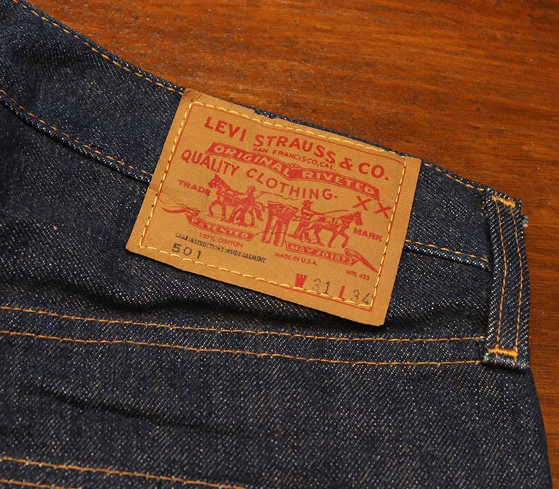 1960s DEAD STOCK LEVIS 501E , Size W31 L34