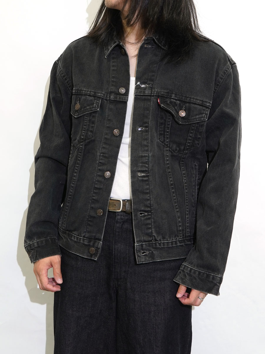00's LEVI'S 70507-0260 ブラック デニムジャケット 表記(M) | NEW