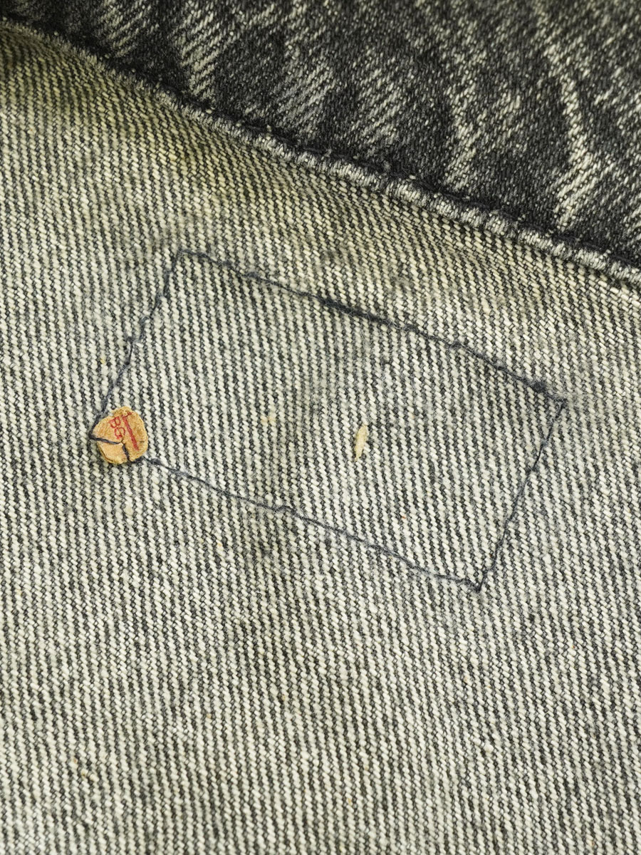 80's Levi's 70507 アシッドブラック デニムジャケット 表記(S) USA製