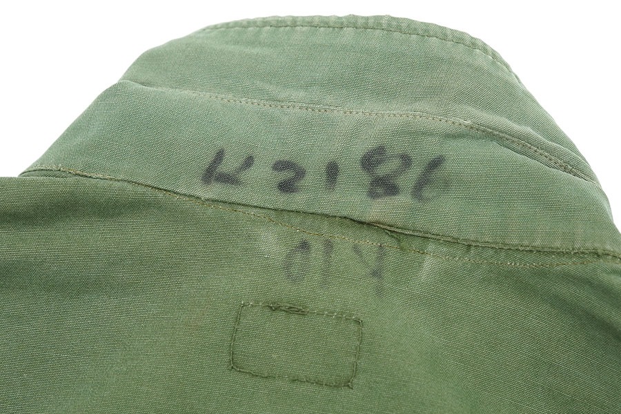 60's U.S.ARMY ジャングルファティーグJKT 貴重！1st 実寸(S-S位) ワッペン付き
