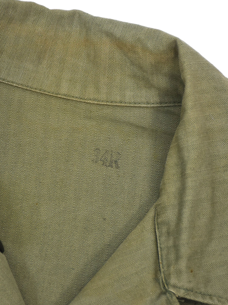 40's U.S.ARMY M-43 HBTジャケット 13スターボタン 表記(34R