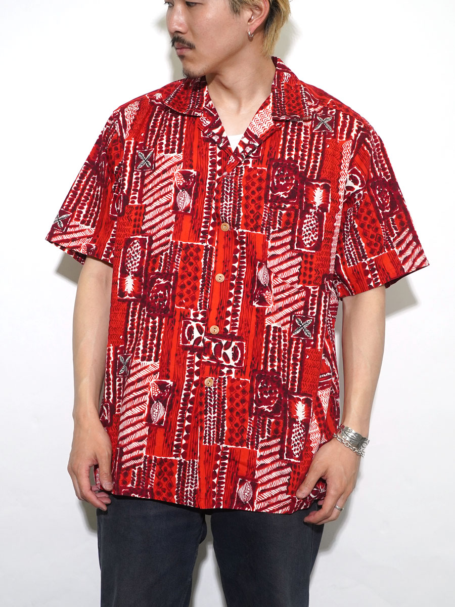 60's Kamehameha コットンハワイアンシャツ 表記(L) | SOLD OUT