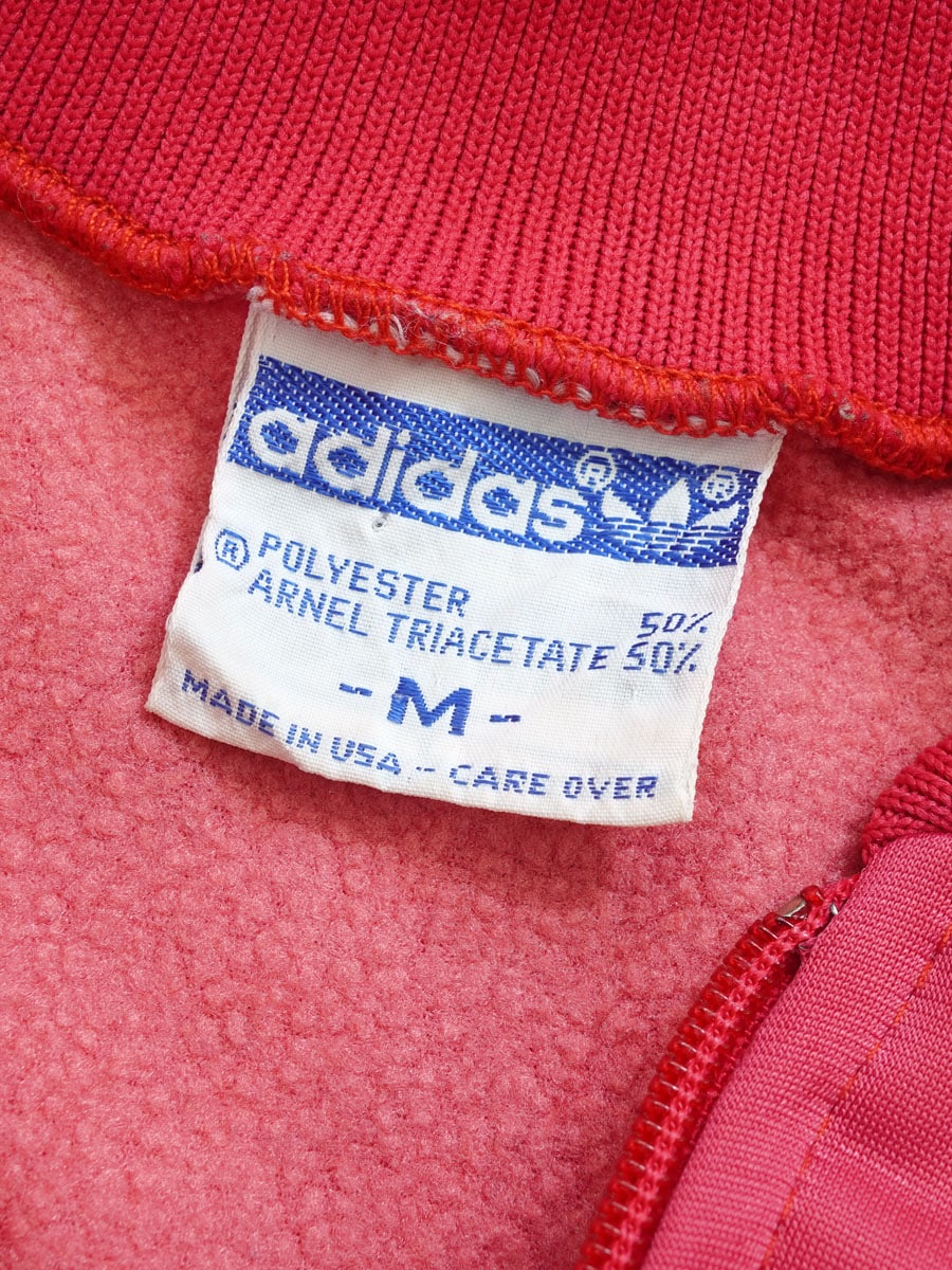 70's～ adidas ジャージ レアカラー ショッキングピンク 表記(M
