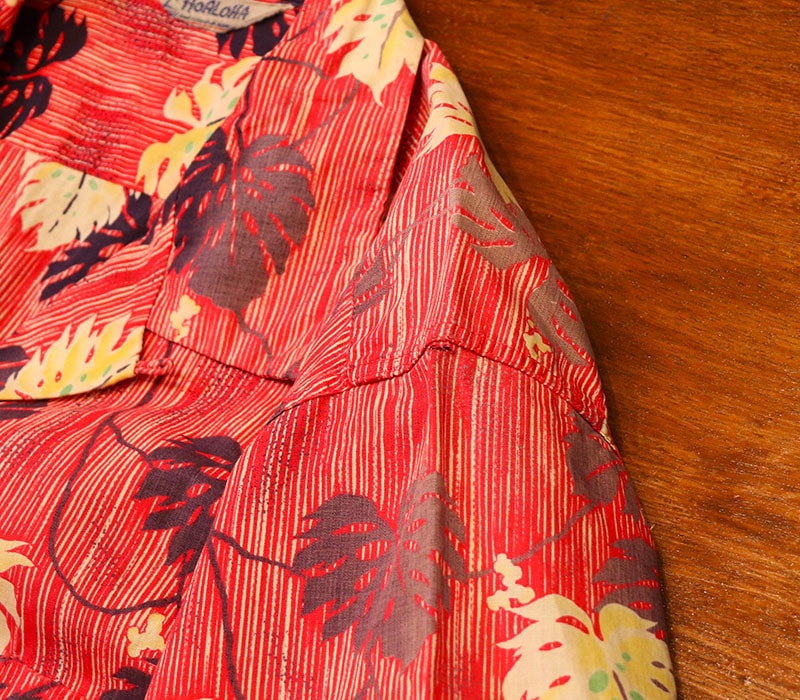 1950s COTTON HAWAIIAN SHIRT , Size L
