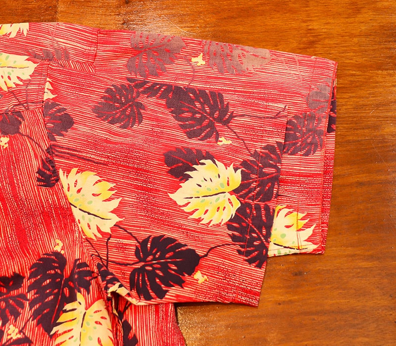 1950s COTTON HAWAIIAN SHIRT , Size L