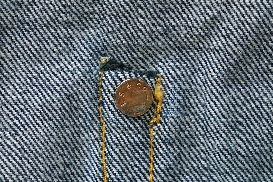 50's Levi's 501ZXX デニムパンツ 濃紺 極上雰囲気 表記(W36 L32) レザーパッチ残り