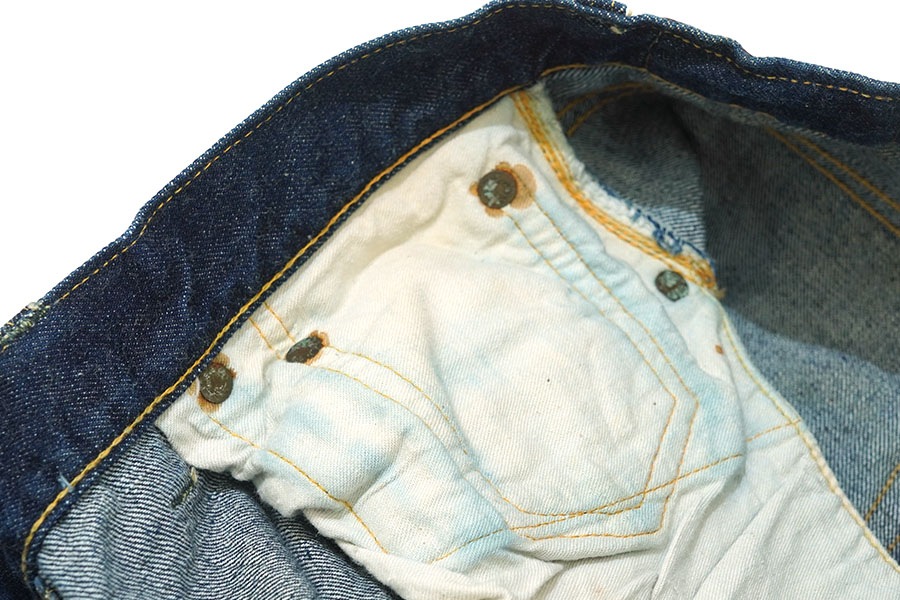 50's Levi's 501ZXX デニムパンツ 濃紺 極上雰囲気 表記(W36 L32) レザーパッチ残り