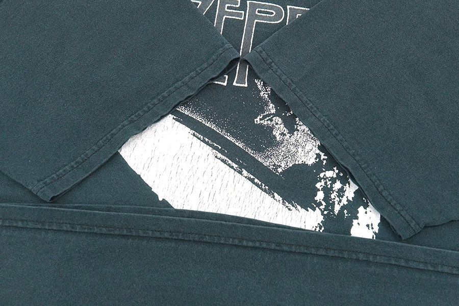 00'S～ HANES LED-ZEPPELIN ''FIRST NORTH AMERICAN TOUR 1969'' T SHIRT BLACK (SIZE.LARGE)