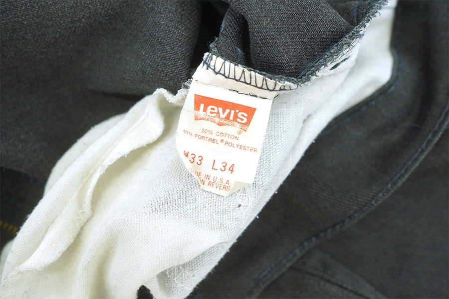 90'S LEVI'S 505 TWILL BLACK！ (SIZE. W33 L34) MADE IN USA 